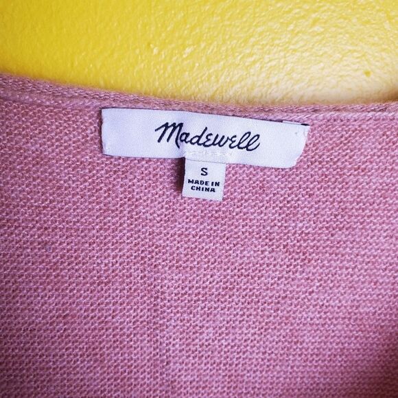Madewell Pink Sweater Size Small - Picture 7 of 8